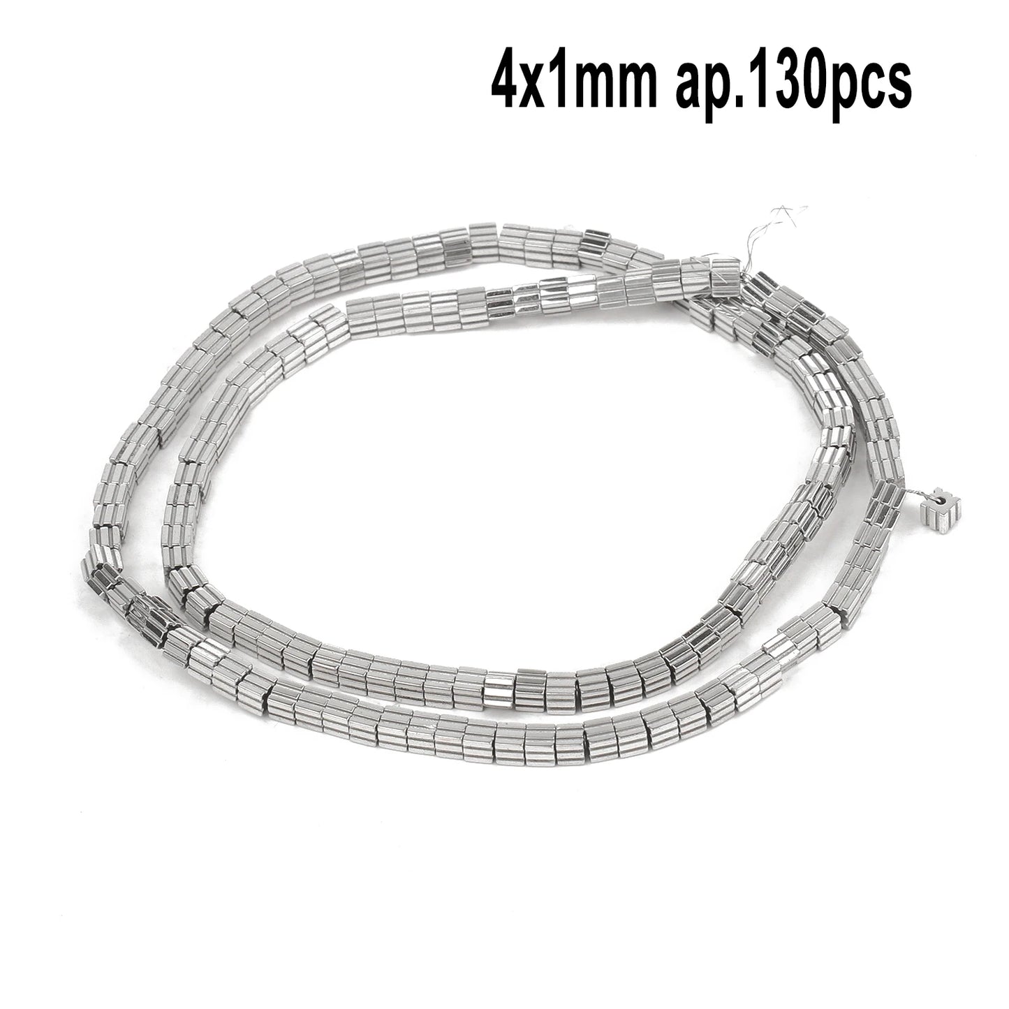 Mostacillas de hematita de rodio diversas formas para fabricación de joyas