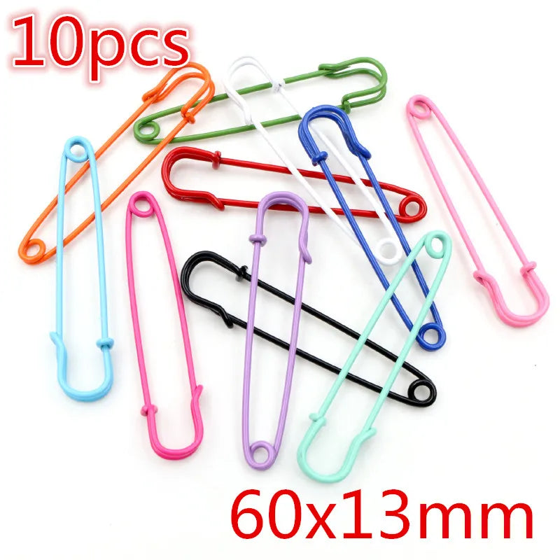 10-50 Uds. Alfileres de seguridad  de colores aleatorios