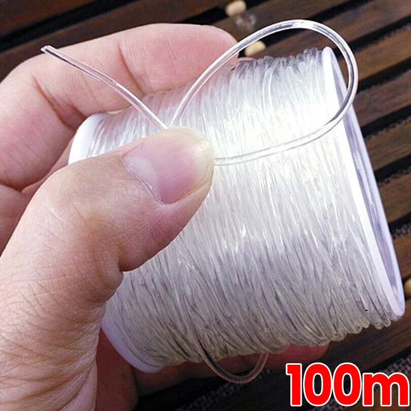 100m, hilo elástico, cordón para joyería