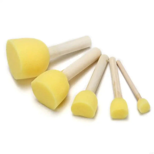 5pcs Juego cepillo de espuma