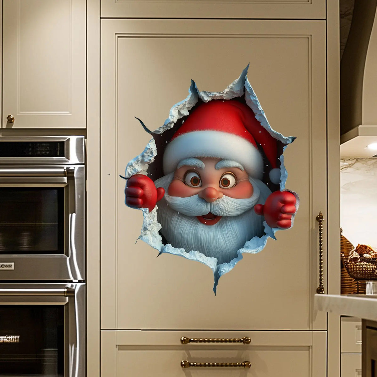 Adhesivo de Pared 3D de Navidad