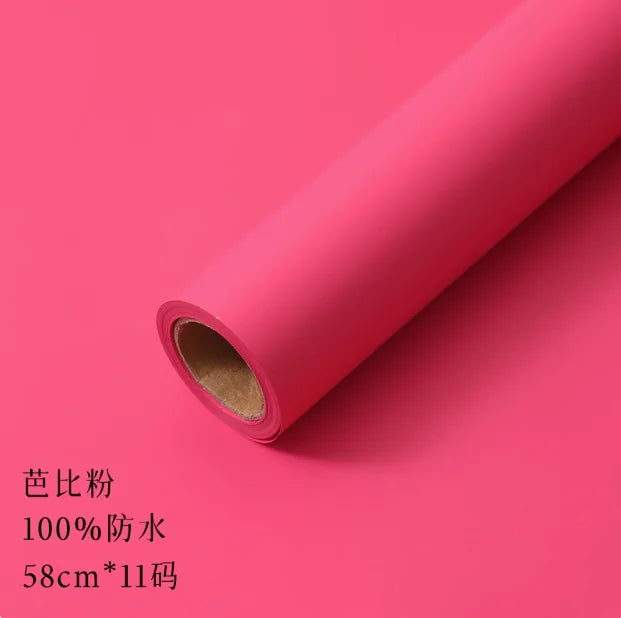Papel de regalo mate de 58 cm x 10 metros aprox./rollo, papel impermeable para envolver regalos