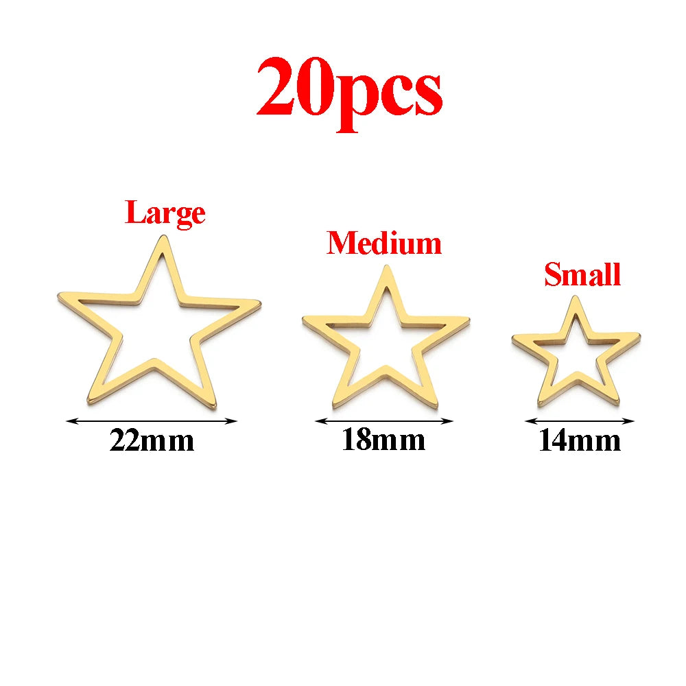 Pendientes de acero inoxidable dorado y plateado al vacío, suministros para hacer joyas de bisel, a granel, 20-50 Uds.