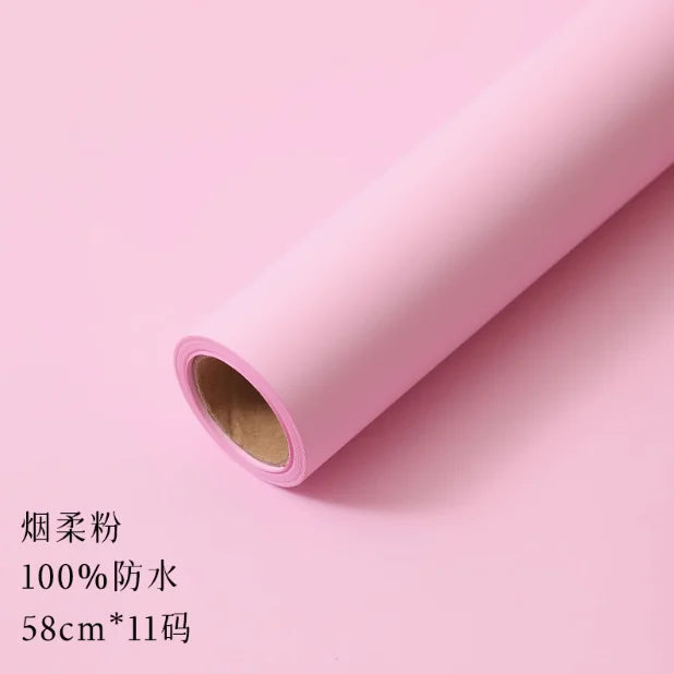 Papel de regalo mate de 58 cm x 10 metros aprox./rollo, papel impermeable para envolver regalos