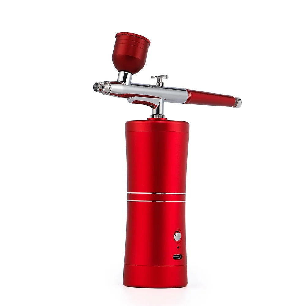 Aerógrafo portátil superior de 0,3mm con tubo de aire de 150cm, pulverizador de pintura para arte, pastelería, maquillaje, decoración de uñas, etc