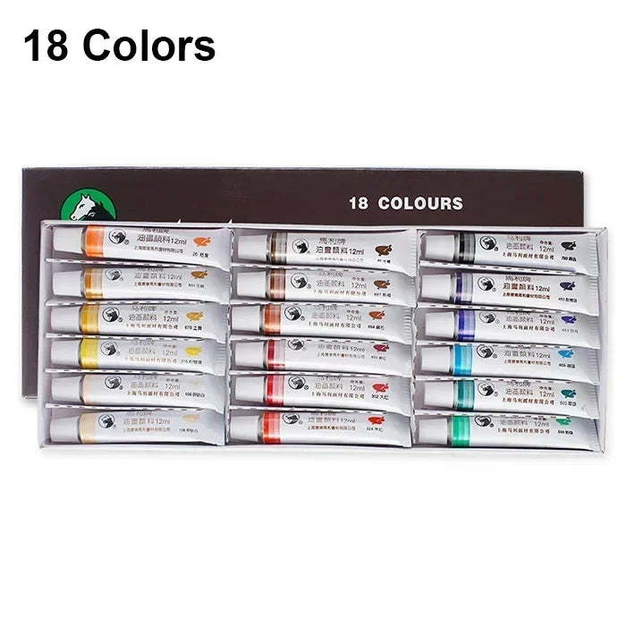 Maries 12/18/24 colores  de pinturas al óleo profesionales