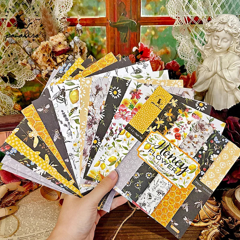 12 hojas de papel para álbum de recortes de 15x15cm