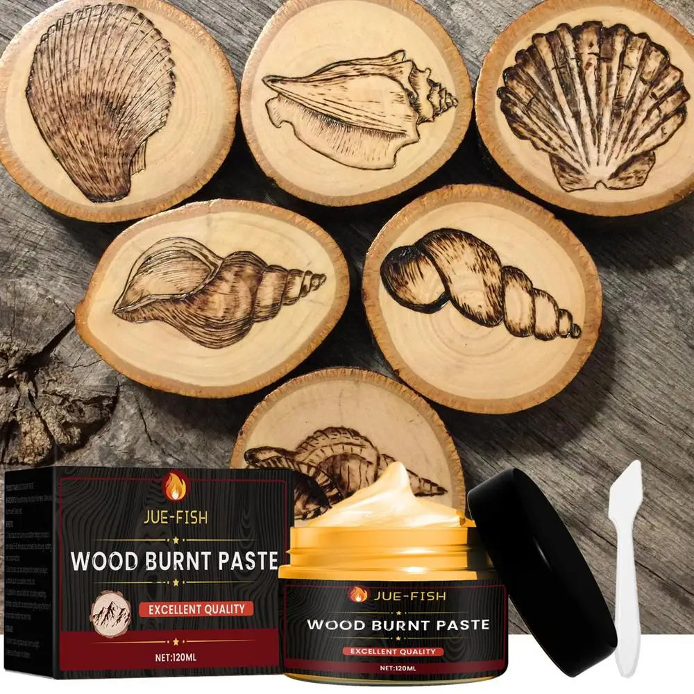 Gel para quemar madera sensible al calor, pasta para quemar madera profesional para artistas