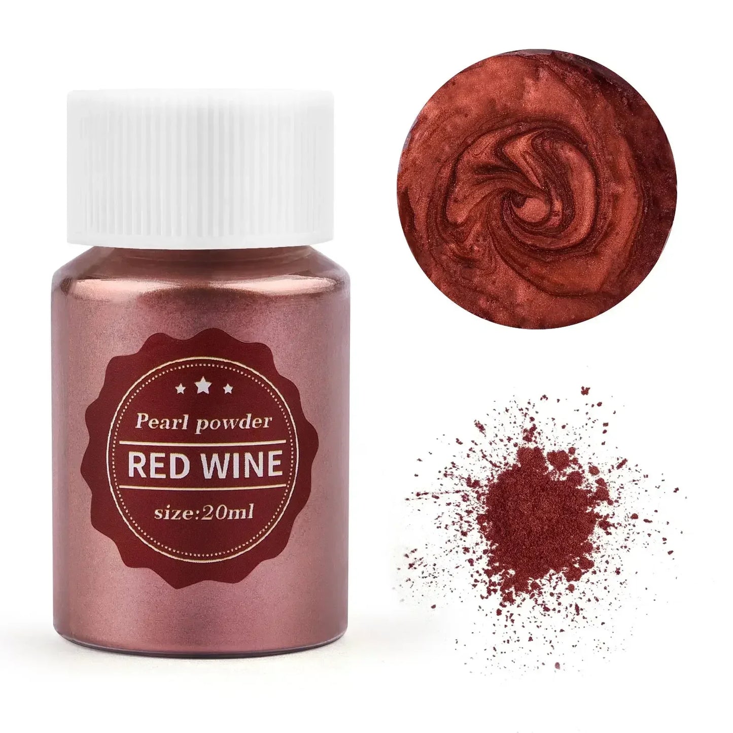 Juego de polvos de mica natural de 24 colores: pigmento de 10 g/botella para Resina Epoxi, Jabón, Velas, Joyería Artesanal