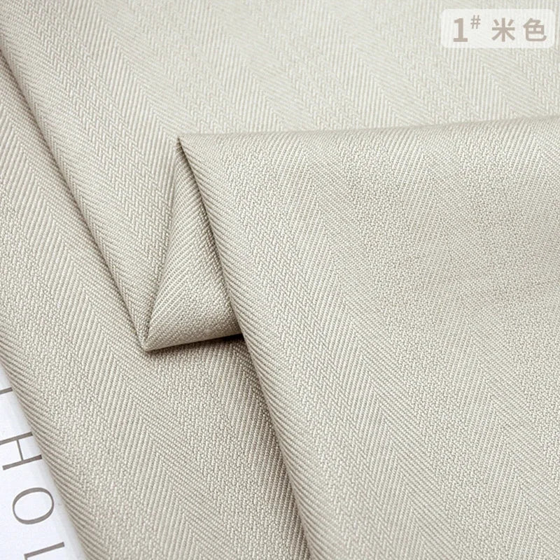 Patrón de espiga, mezcla de lana, tela informal. tela microelástica gruesa