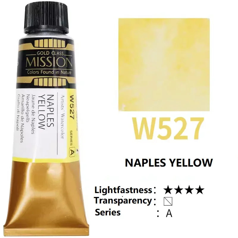 Mijello Mission Gold-acuarela de alta concentración, planta Natural,  tubos de 15ml