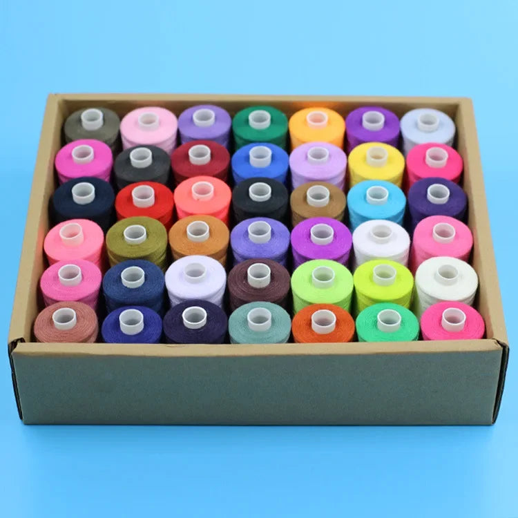 Kit de carretes de hilo de coser de poliéster, para coser a mano y a máquina, 1/10/12 colores