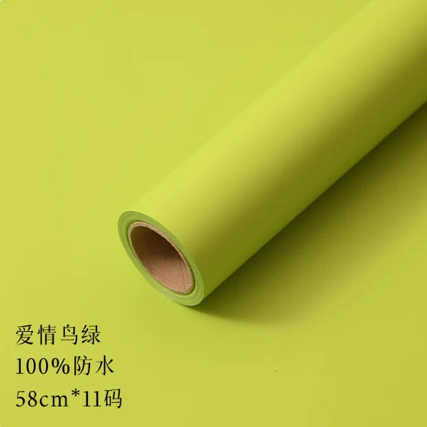 Papel de regalo mate de 58 cm x 10 metros aprox./rollo, papel impermeable para envolver regalos