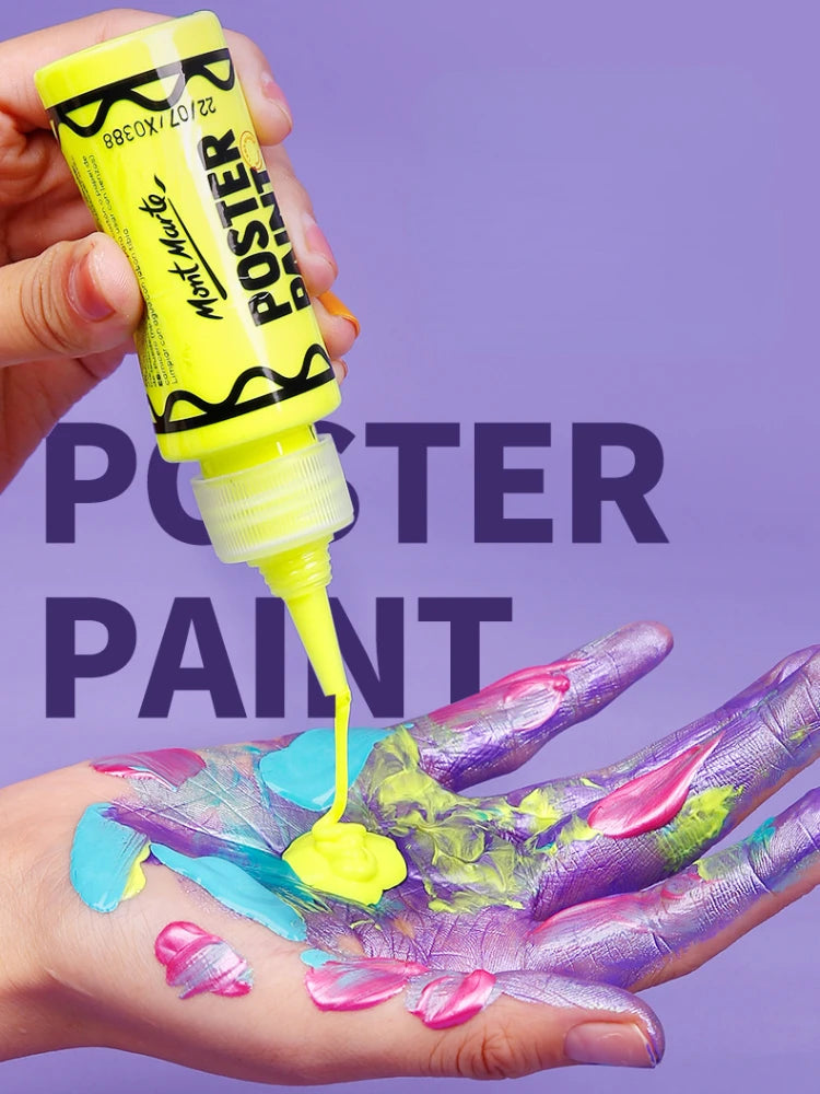 Juego de pintura con dedos para niños, 6/12 colores, 60ml, pintura lavable seguro, no tóxico