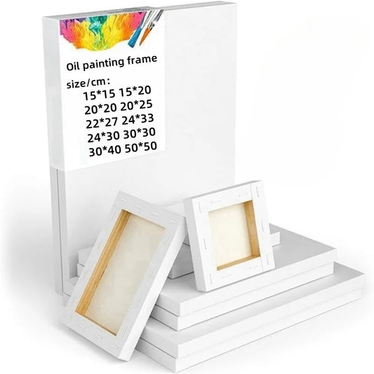 5 marcos de pintura al óleo hechos a mano, disponibles en varios tamaños, perfectos para decoración de arte de pared