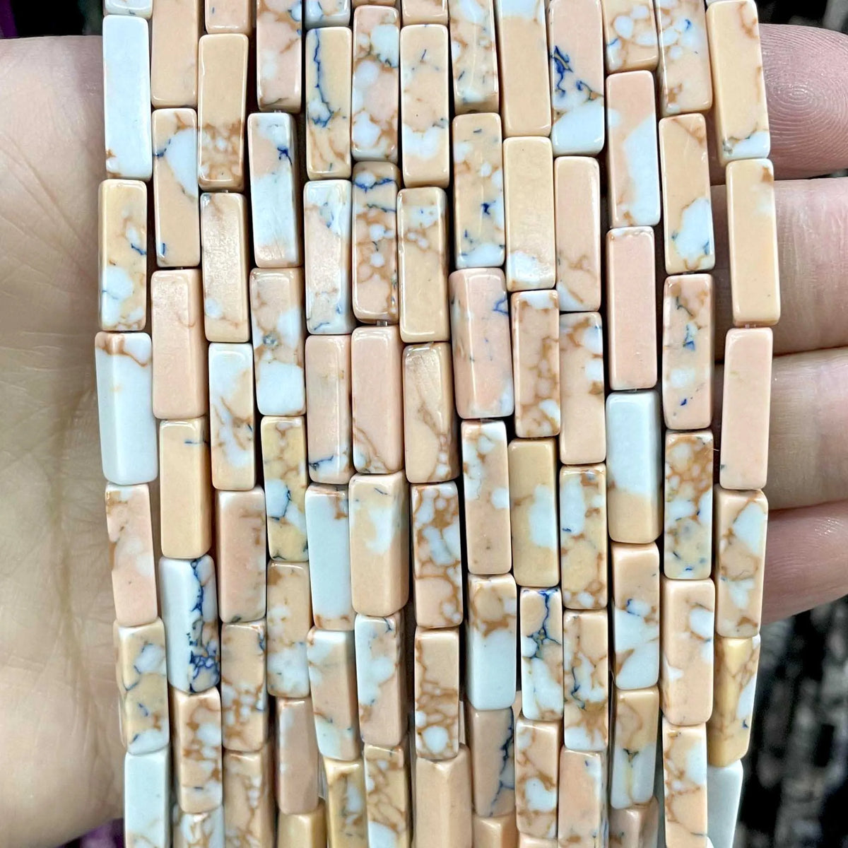 4*13MM piedra Natural cuadrada Aventurina Ojo de Tigre ágatas cristal Jades