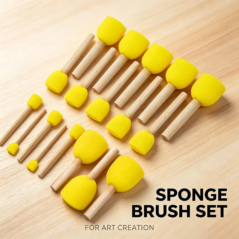 20 piezas de esponjas para pintar