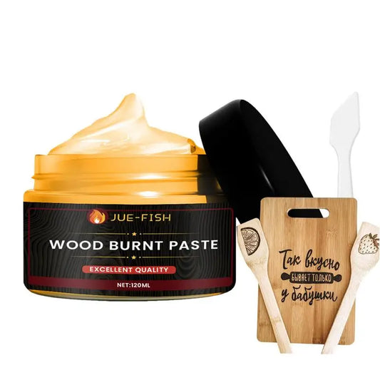 Gel para quemar madera sensible al calor, pasta para quemar madera profesional para artistas