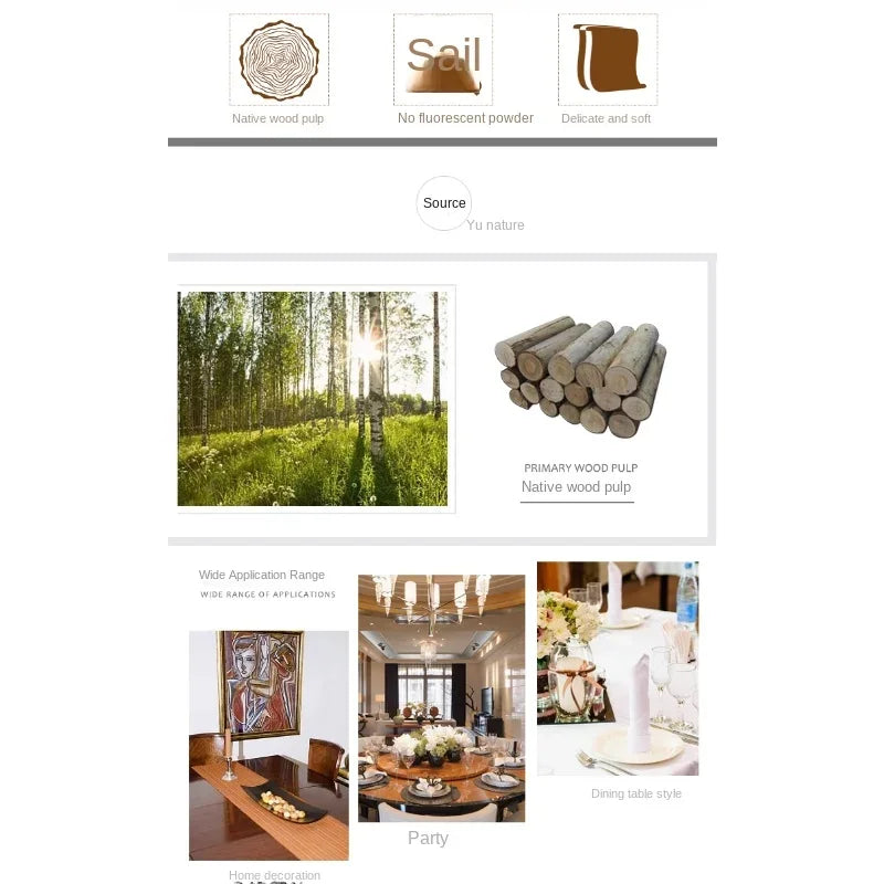 Servilletas estampadas coloridas de alta gama, toallas de papel virgen cuadradas, 20 piezas/ decoupage