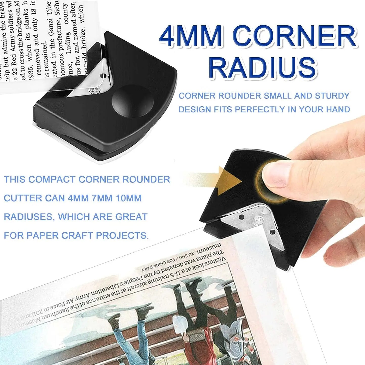 Cortador de esquinas redondas para tarjetas R4