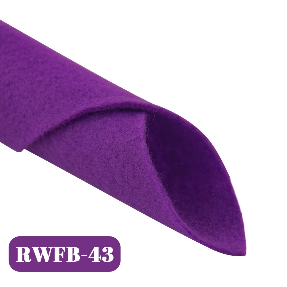 Tela de fieltro súper suave de 1,4mm de espesor, hoja no tejida de 30x30cm/20x90cm