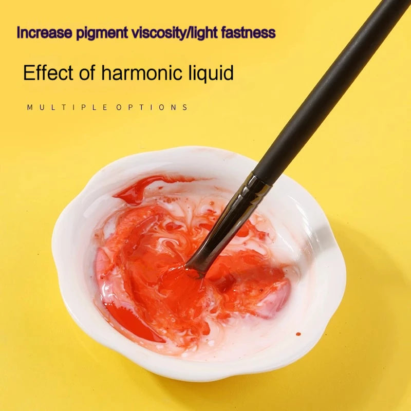 Líquido de mezcla acrílica de gran capacidad, pintura acrílica blanca lechosa, brillo más fino, pintura, pasta de moldeo, suministros de arte, 100/280ml