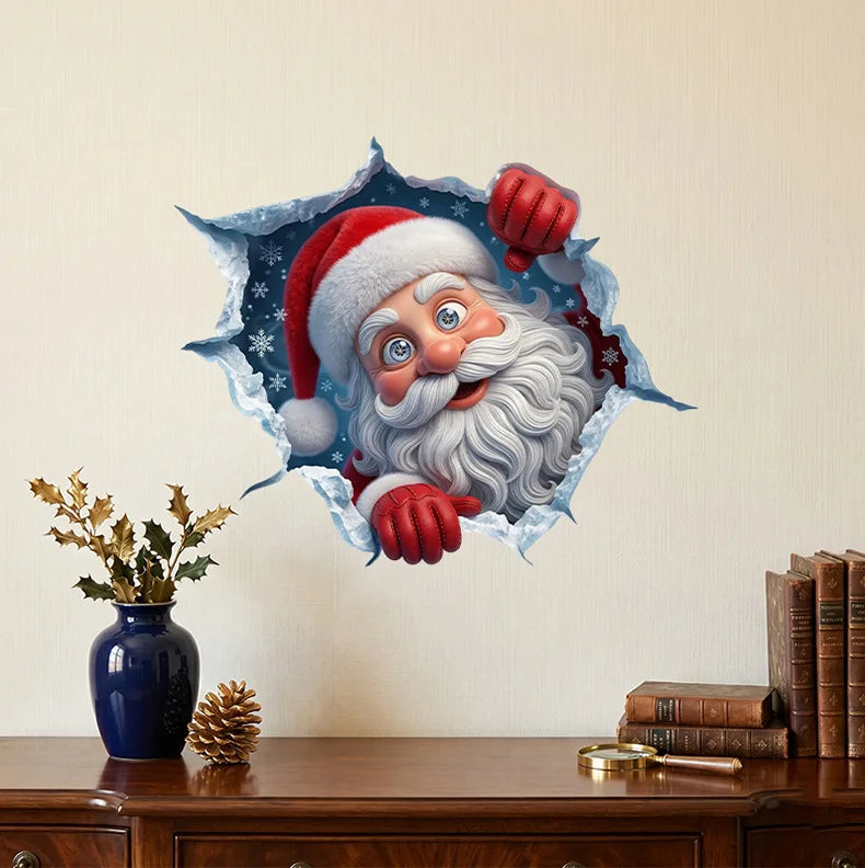 Adhesivo de Pared 3D de Navidad