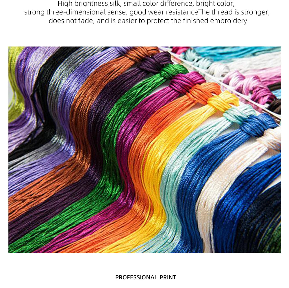 Kit completo de bordado de punto de cruz, preimpreso de noche estrellada, 11CT