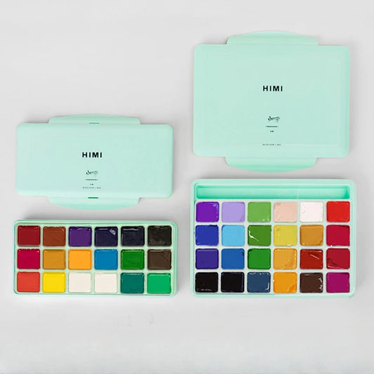 Juego de pintura Gouache de 18/24 colores, de 30ml