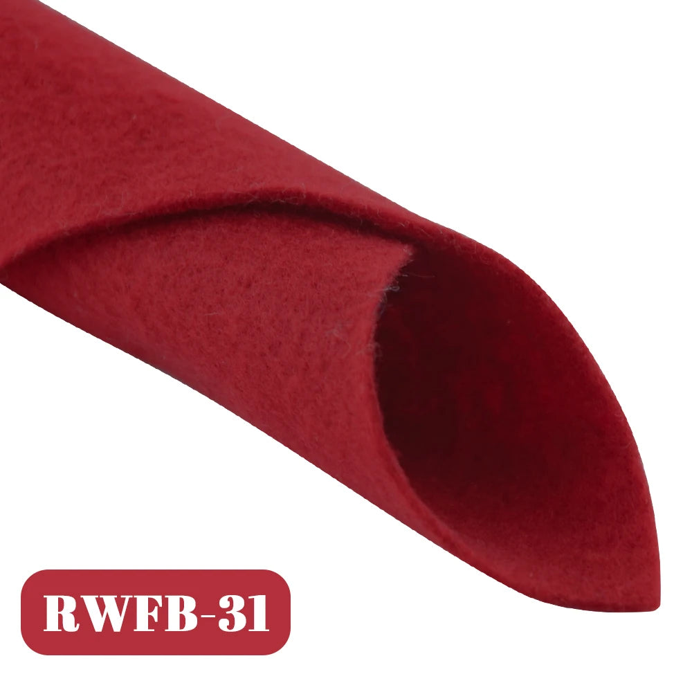 Tela de fieltro súper suave de 1,4mm de espesor, hoja no tejida de 30x30cm/20x90cm