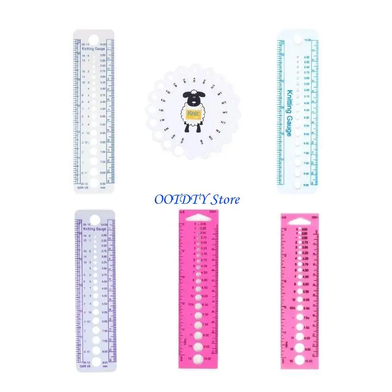 Herramienta medición para palillos  367A con escalas en pulgadas mm