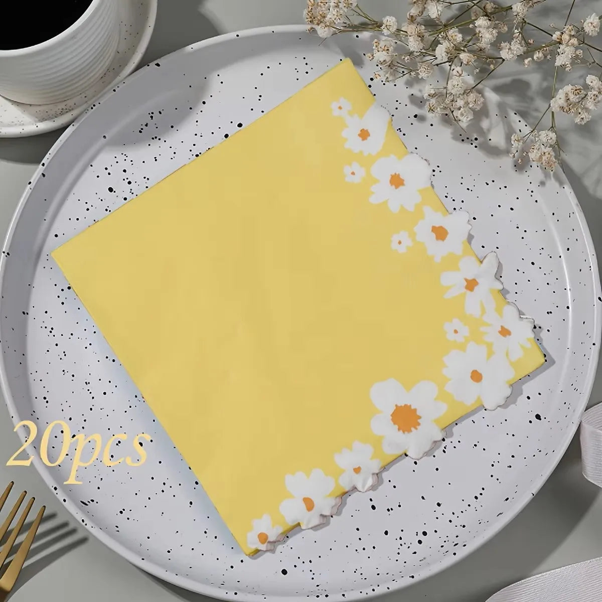 Servilletas de fiesta florales y de mariposa de 20 piezas para, celebraciones y decoupage