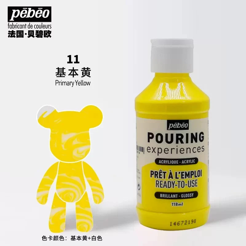 PEBEO experiencia de vertido, pintura acrílica líquida 118ml