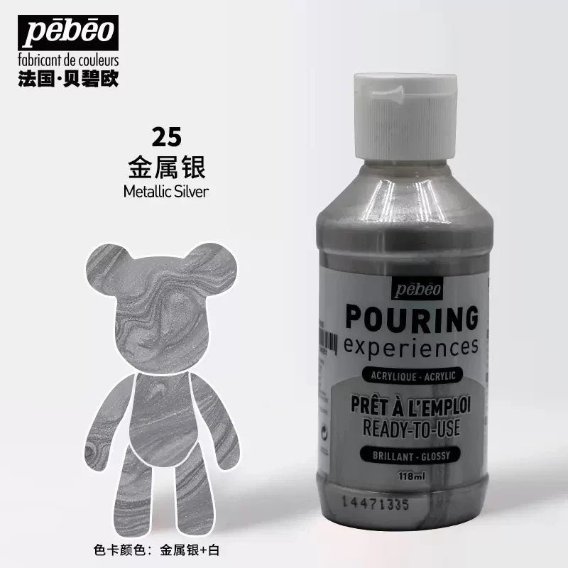 PEBEO experiencia de vertido, pintura acrílica líquida 118ml