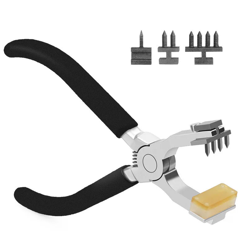 Herramienta de perforación de agujeros para artesanía de cuero, de alicates, 1 ud.