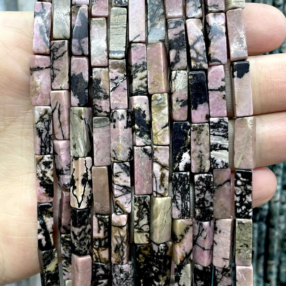 4*13MM piedra Natural cuadrada Aventurina Ojo de Tigre ágatas cristal Jades