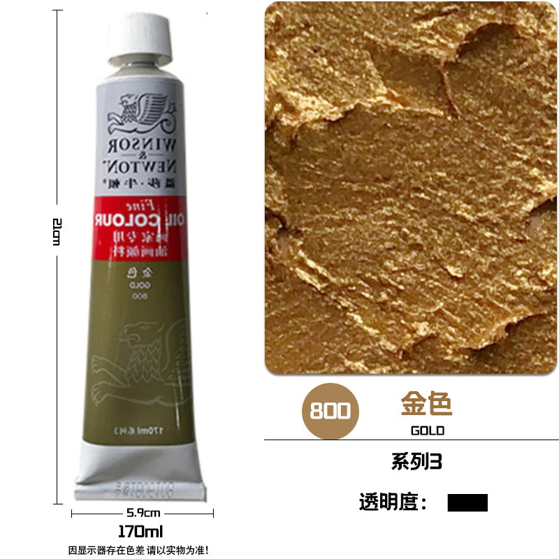 WINSOR & NEWTON-pintura al óleo de 170ml., tamaño grande