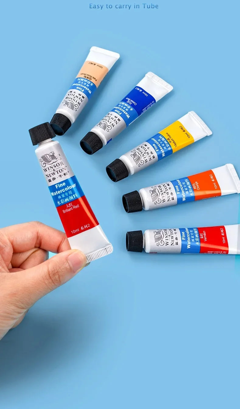 Winsor & Newton-Juego de acuarela fina, 12/18/24/36 colores, tubos de 10ml