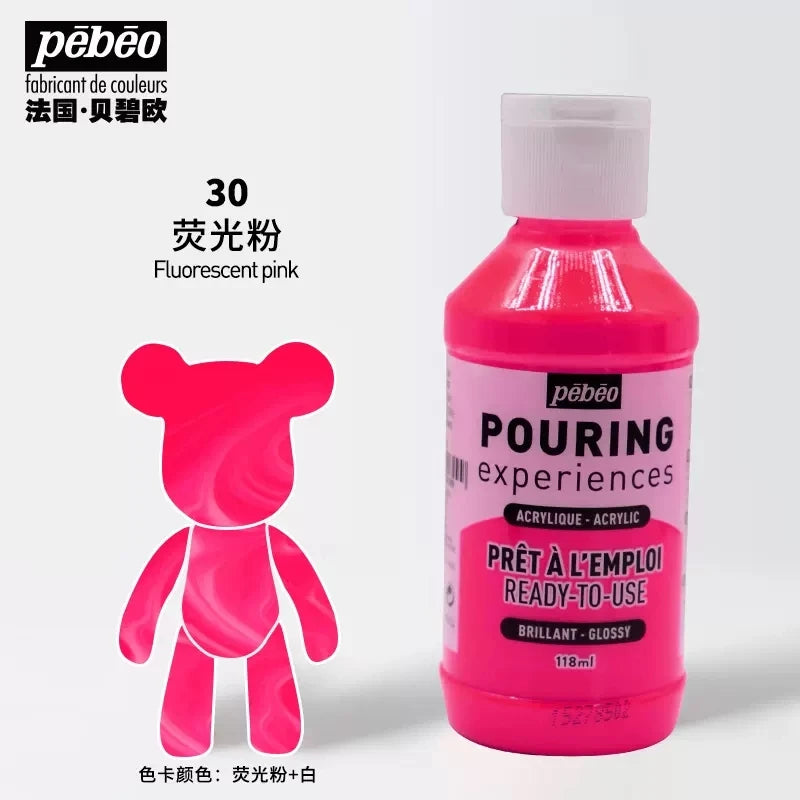 PEBEO experiencia de vertido, pintura acrílica líquida 118ml