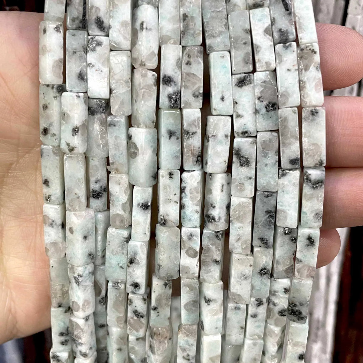 4*13MM piedra Natural cuadrada Aventurina Ojo de Tigre ágatas cristal Jades