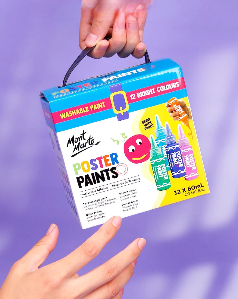 Juego de pintura con dedos para niños, 6/12 colores, 60ml, pintura lavable seguro, no tóxico