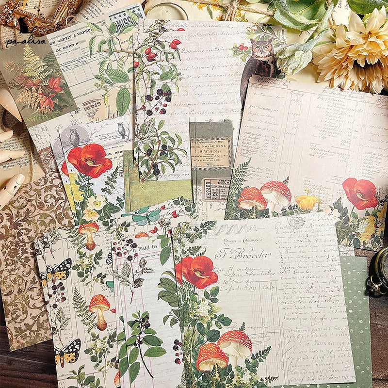 12 hojas de papel para álbum de recortes de 15x15cm