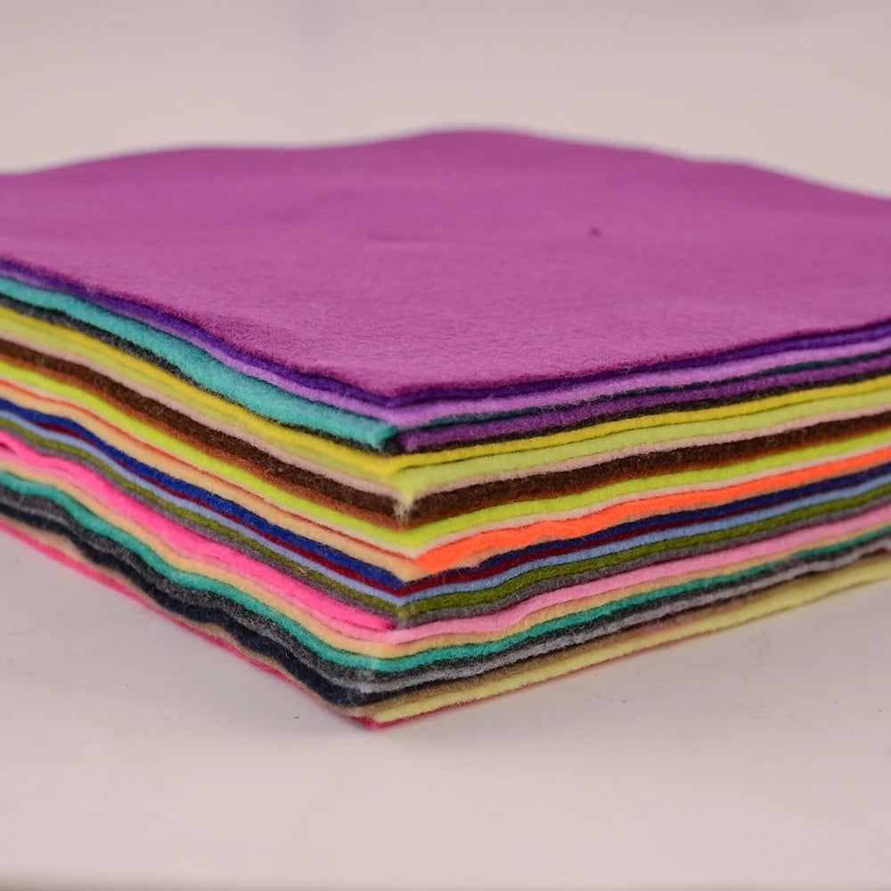 Tela de fieltro súper suave de 1,4mm de espesor, hoja no tejida de 30x30cm/20x90cm