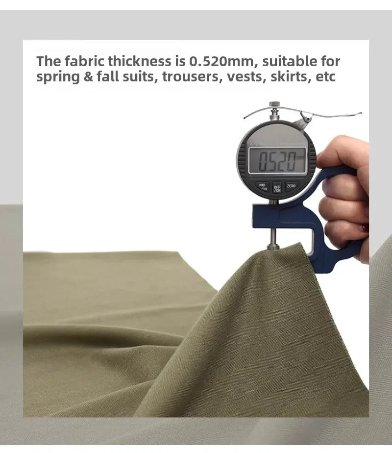 Patrón de espiga, mezcla de lana, tela informal. tela microelástica gruesa