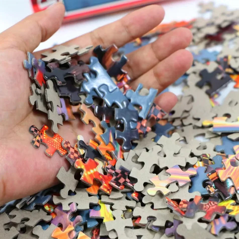 Rompecabezas de cartón con vista de ciudad para adultos, 300/500/520/1000/1314 piezas