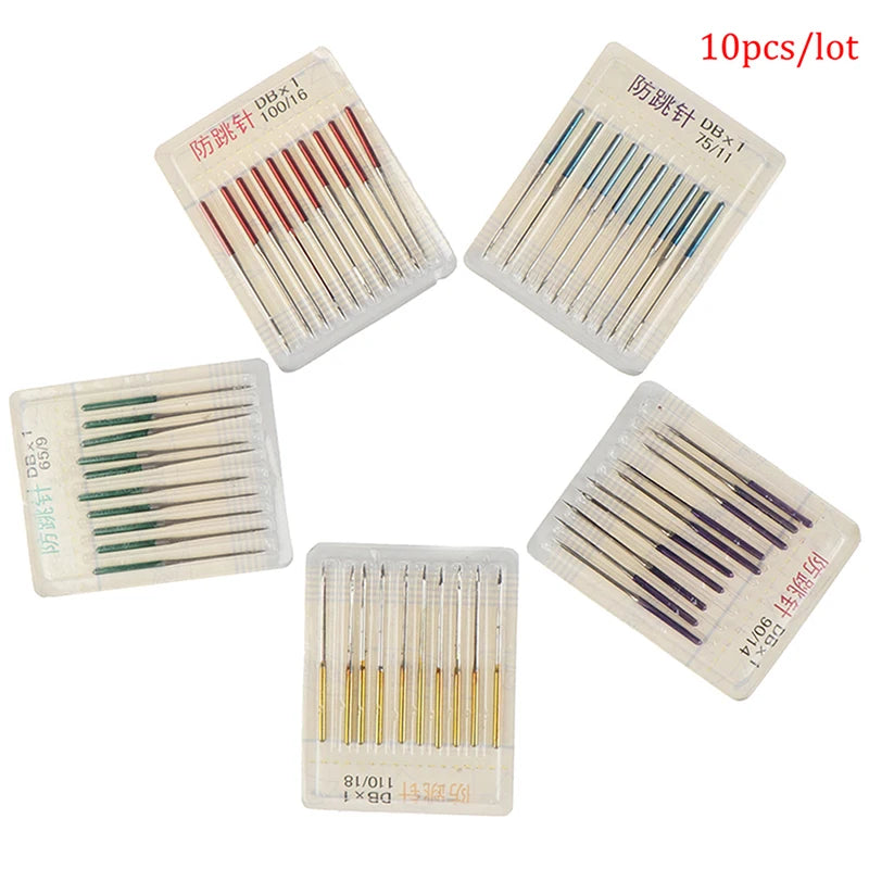 10 Uds.  Agujas de máquina de coser