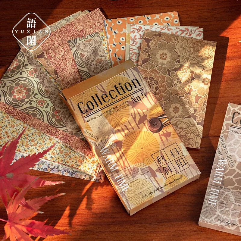 60 uds. de patrones florales artísticos, retro, creatividad hecha a mano