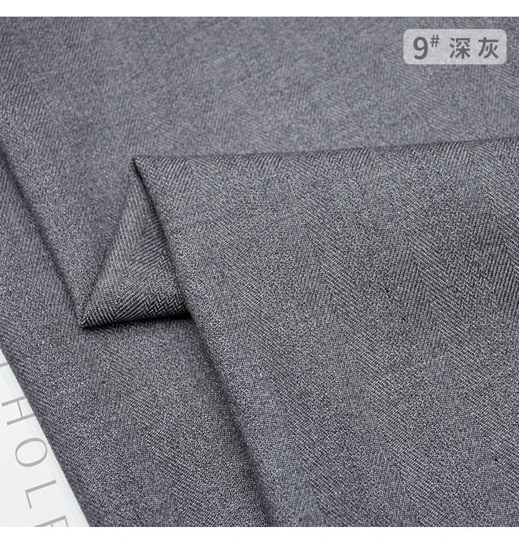 Patrón de espiga, mezcla de lana, tela informal. tela microelástica gruesa