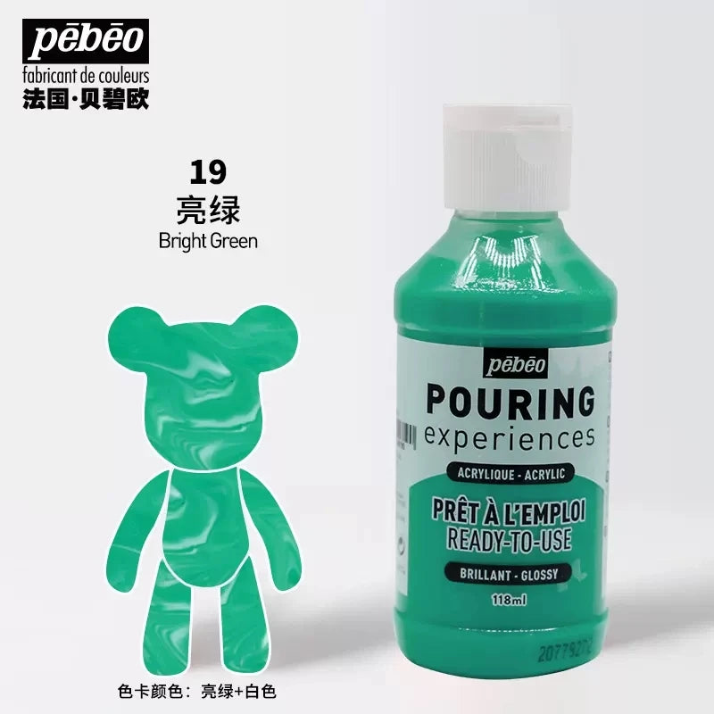 PEBEO experiencia de vertido, pintura acrílica líquida 118ml