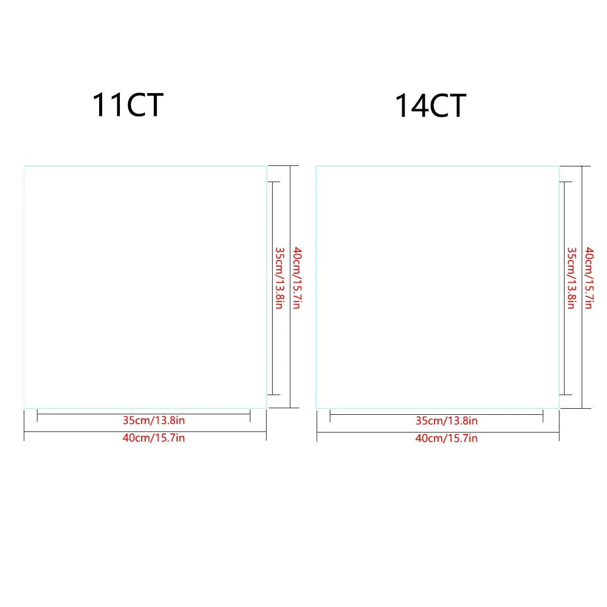 1 unidad de kit de punto de cruz estampado de ciudad lluviosa de 40x40cm/15,74 pulgadas, kit  11CT/14CT,